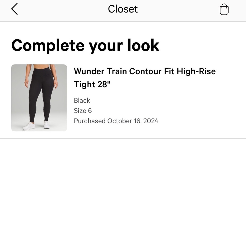 Lululemon Athletica Black Track Pants - Picture 4 of 4
